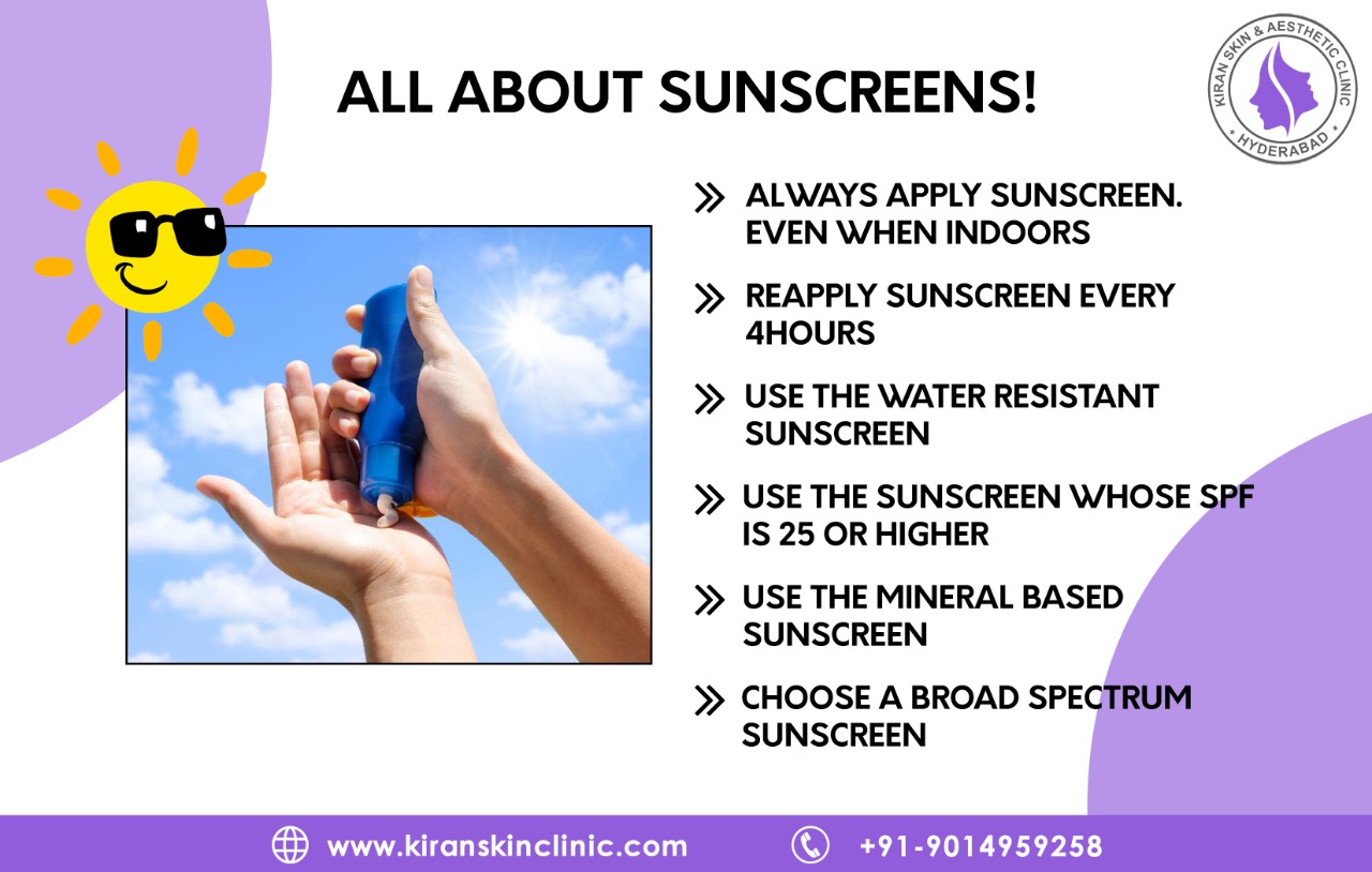 ALL ABOUT SUNSCREENS!