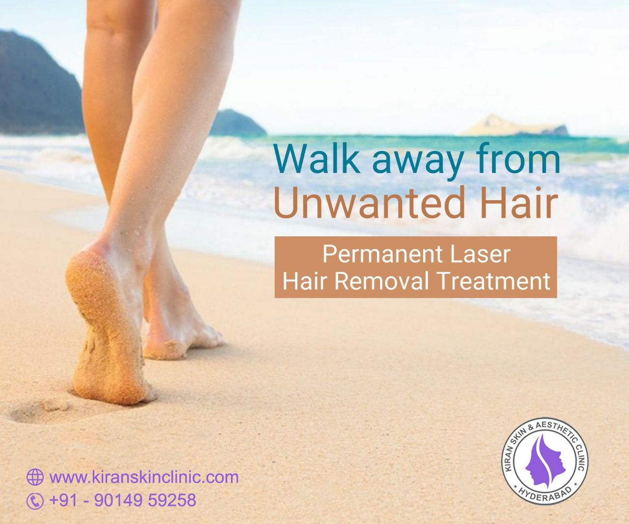 Permanent laser hair removal treatment